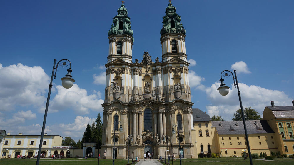 Klášter Krzeszów, kostel Nanebevzetí Panny Marie.