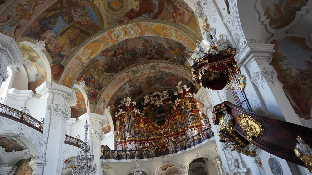 Klášter Krzeszów, kostel Nanebevzetí Panny Marie.