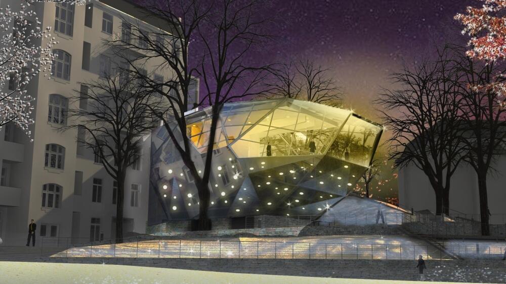 Vítězný návrh ateliéru Hlaváček-architekti.