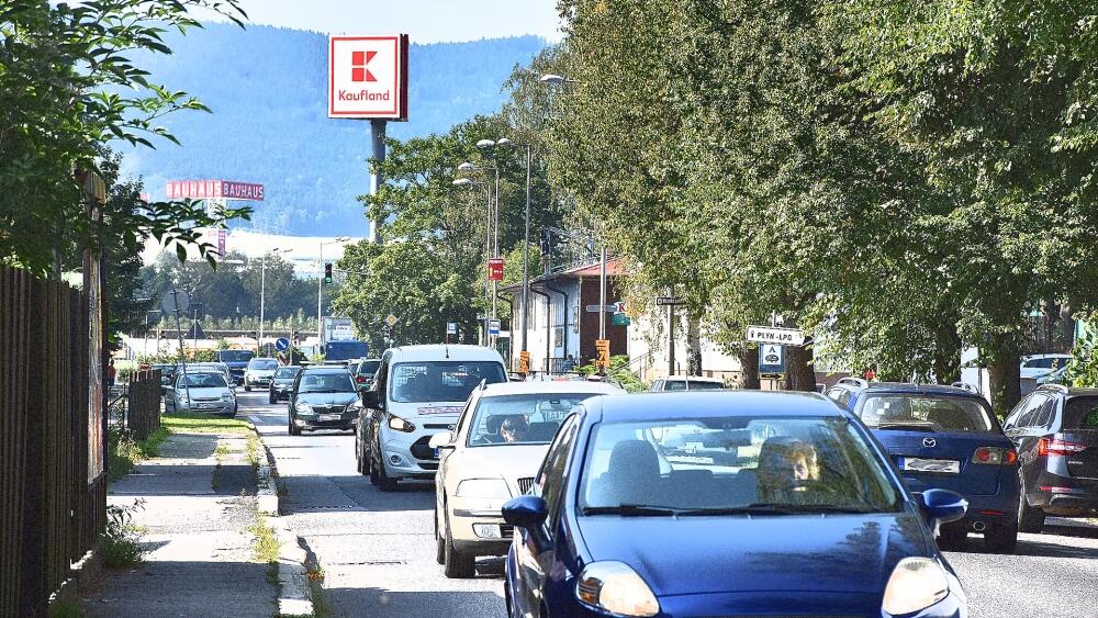 Ulice Letná.
