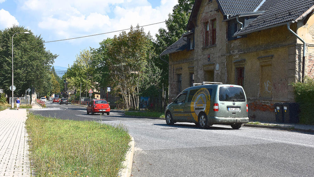 Ulice Švermova.