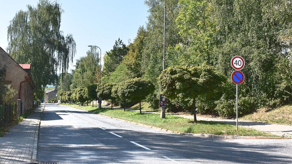 Ulice Švermova.