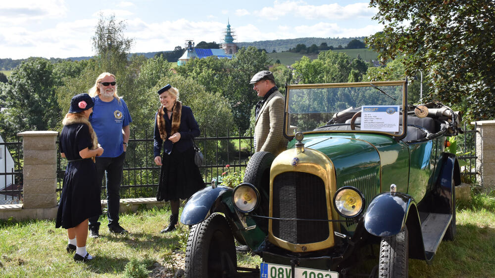 Na srazu byla k vidění i tato poměrně vzácná modifikace Citroenu B10.