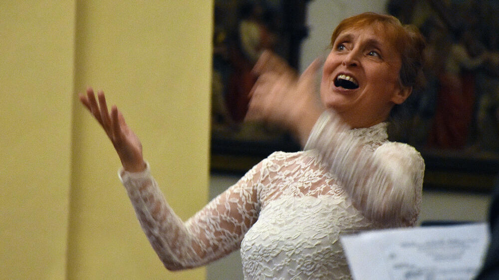 Sbormistryně Jana Konvalinková.