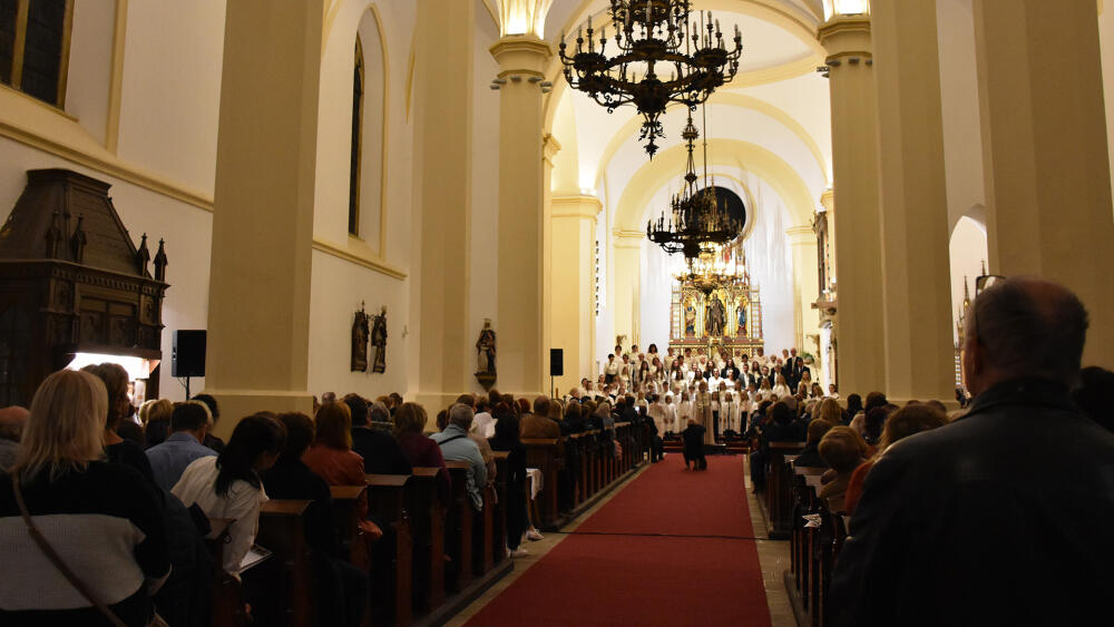 Kostel sv. Antonína Velikého v úterý 24.9.2019.