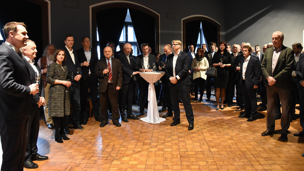 Hejtmanský koktejl 2020 na libereckém zámku.