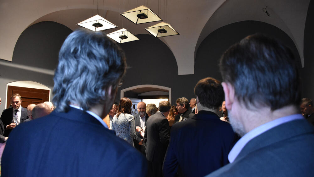 Hejtmanský koktejl 2020 na libereckém zámku.
