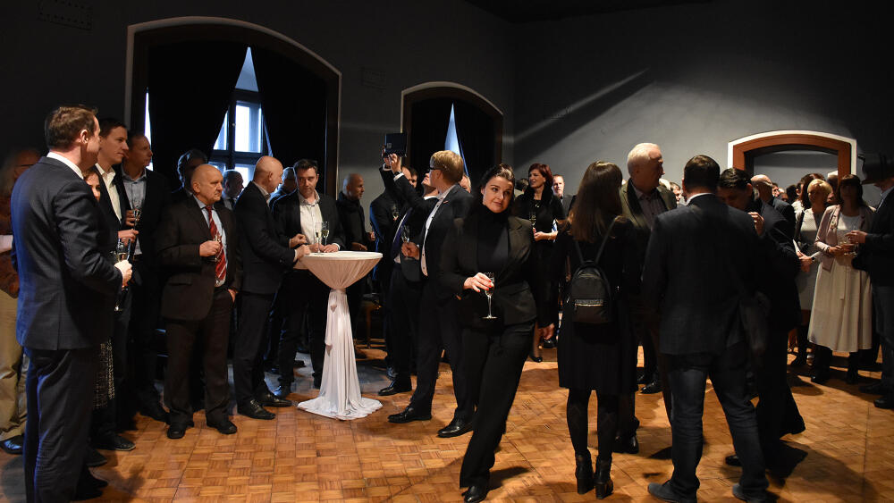 Hejtmanský koktejl 2020 na libereckém zámku.