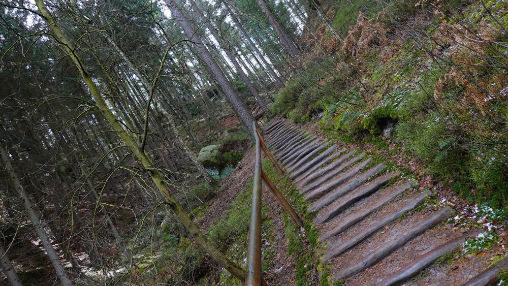 Cestou vzhůru po modré.