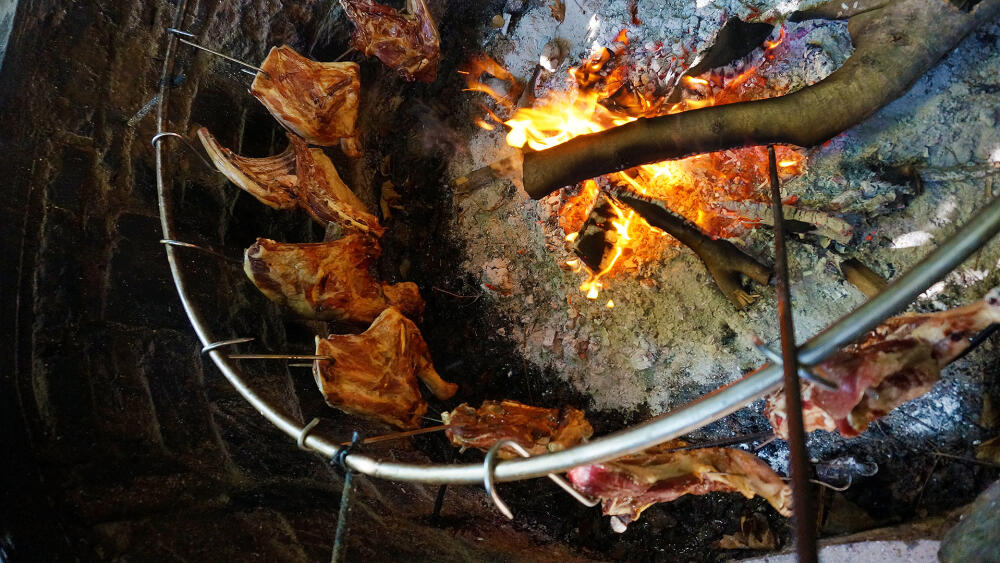 Pohled do řecké kuchyně.