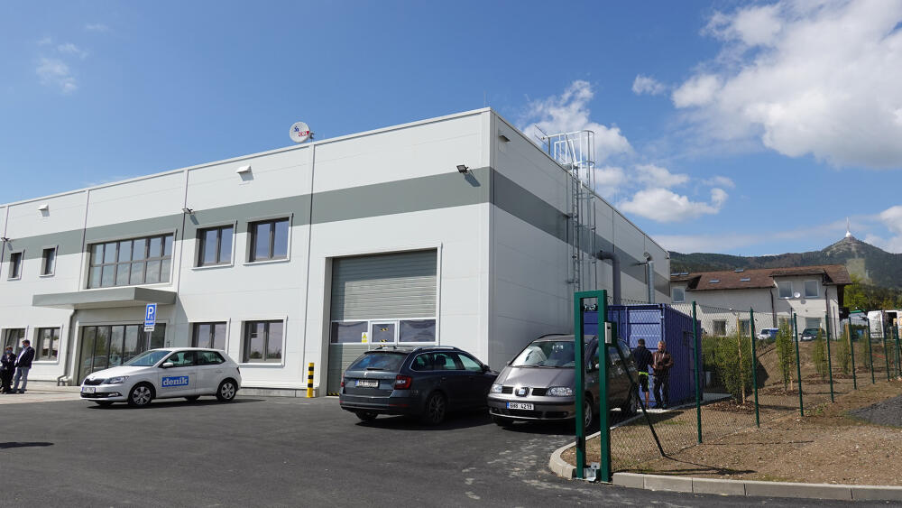 Liberec, Ampérova ulice. Zde má provoz firma Nano Medical s.r.o.