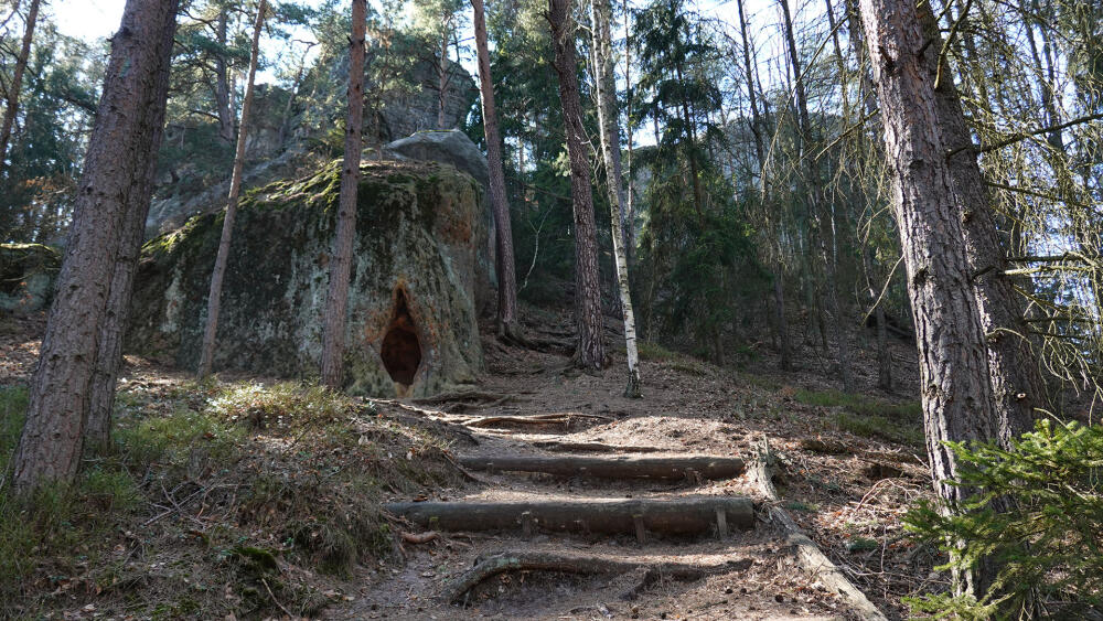 Pod Hradčanskou vyhlídkou.
