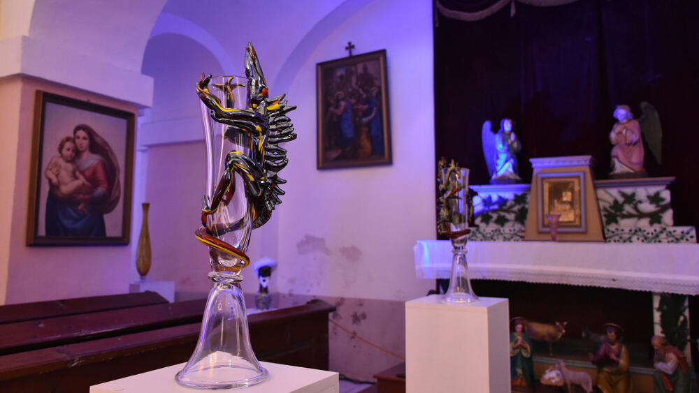 Křišťálový chrám - expozice.