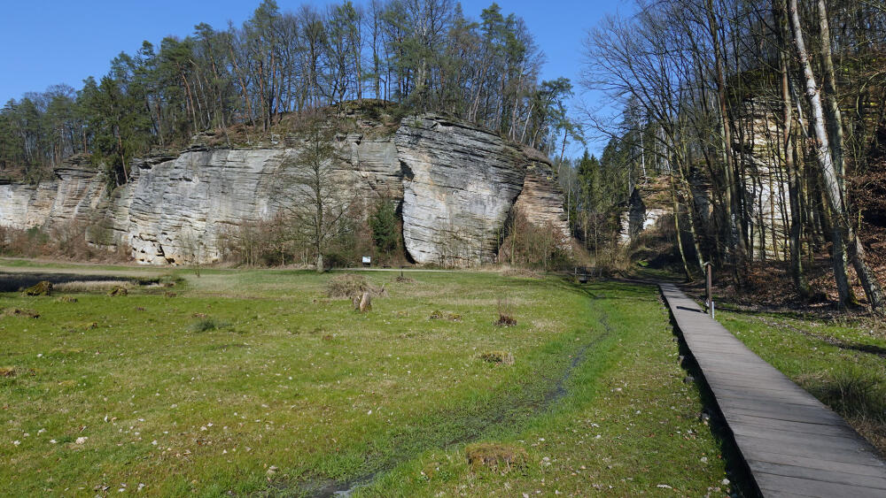 Údolí Plakánku (fotografováno začátkem jara 2020).