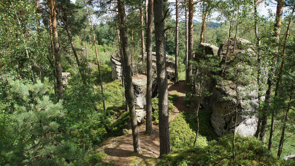 Nad Karlovým odpočinkem.