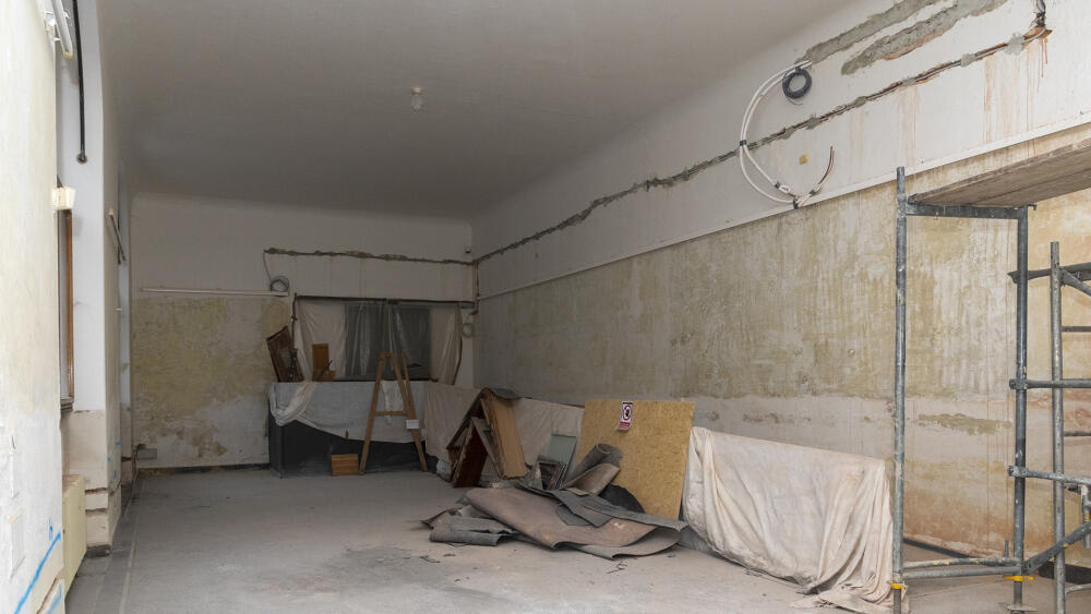 Dokumentace přeměny tzv. dětského ateliéru, stav v roce 2018. (Foto laskavě poskytl archiv Severočeského muzea v Liberci.)