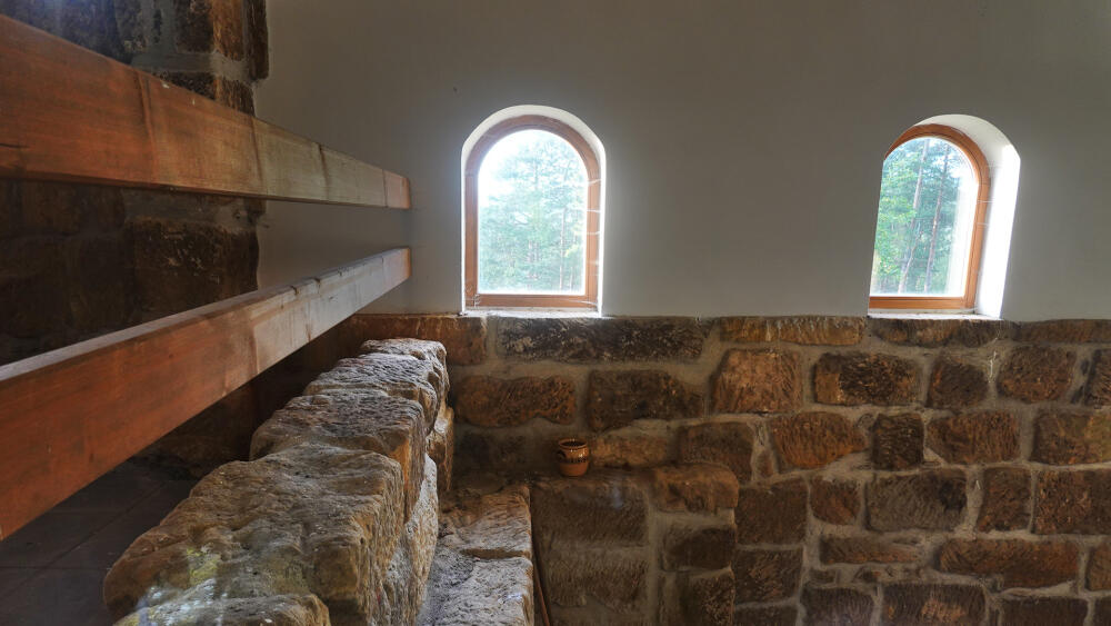 Interiér kaple.