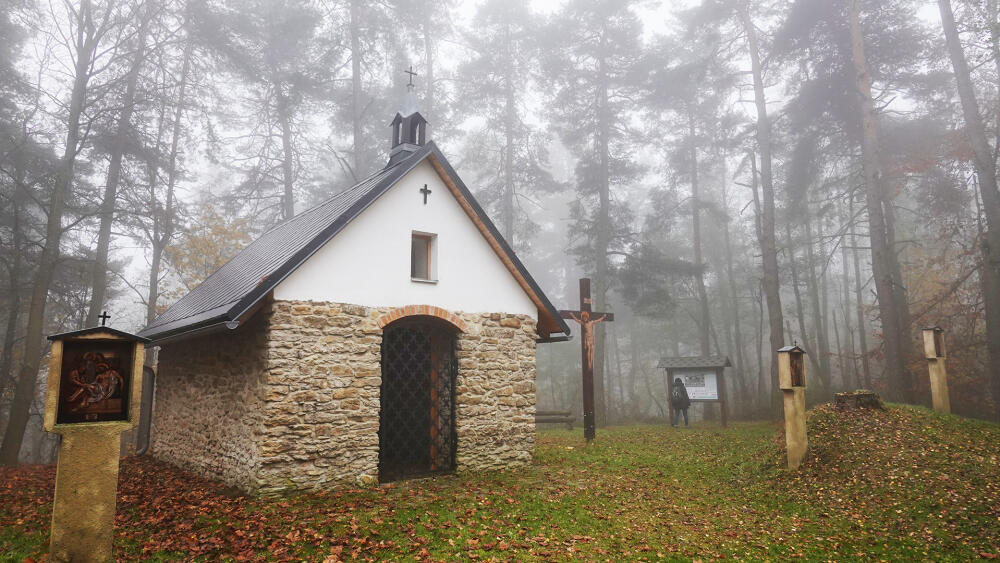 Zrekonstruovaná kaple Božího hrobu.