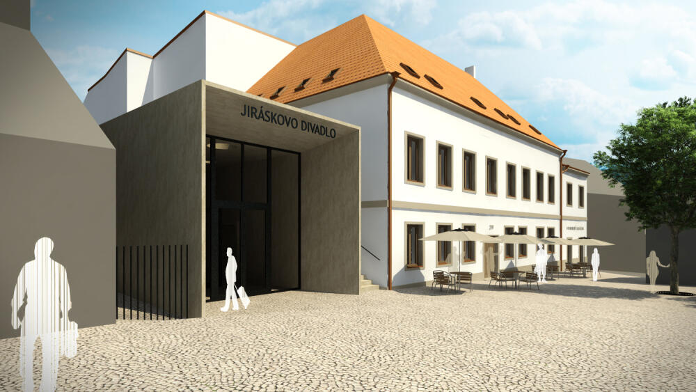 Nově budou návštěvníci přicházet za zážitky z ulice Panská. Vizualizace studia Adam Rujbr Architects s. r. o.
