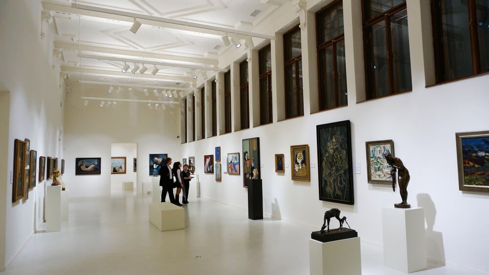 Stálé expozice mají tři hlavní součásti, představení sběratele a mecenáše Heinricha von Liebiega a jeho sbírky, sbírku českého umění a konečně kolekci Zlatý věk nizozemské malby.
