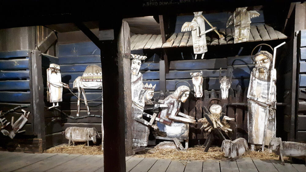 Jírův betlém na Boučkově statku. (Foto převzato z stránek obce Malá Skála.)