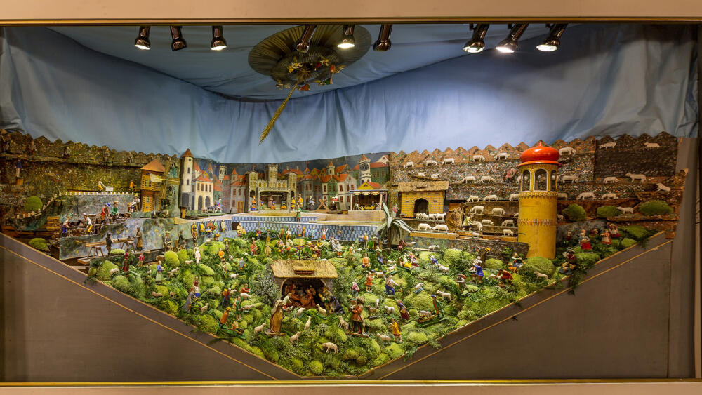 Betlém Václava Metelky před zrestaurováním. Foto laskavě poskytlo Severočeské muzeum v Liberci.
