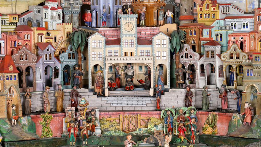 Betlém Jáchyma Metelky, detail. Foto laskavě poskytlo Krkonošské muzeum Jilemnice.