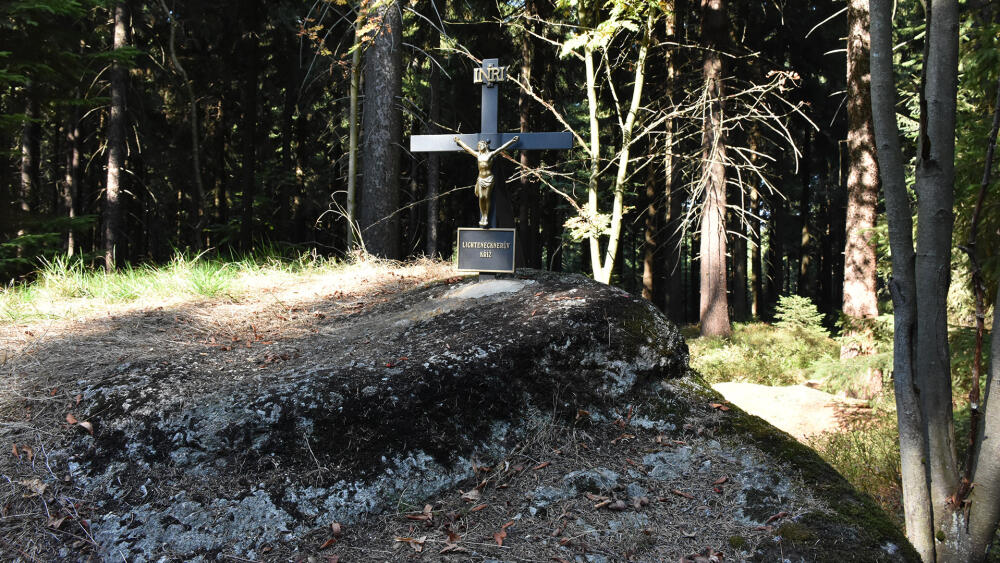 Lichtenecknerův kříž, současné provedení.