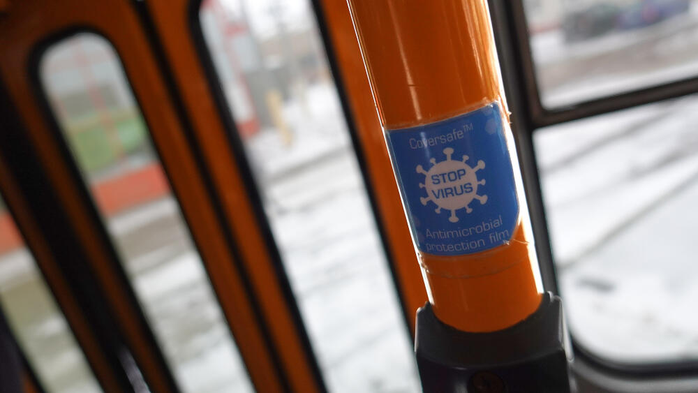 Informace o ošetření povrchu fólií Coversafe.