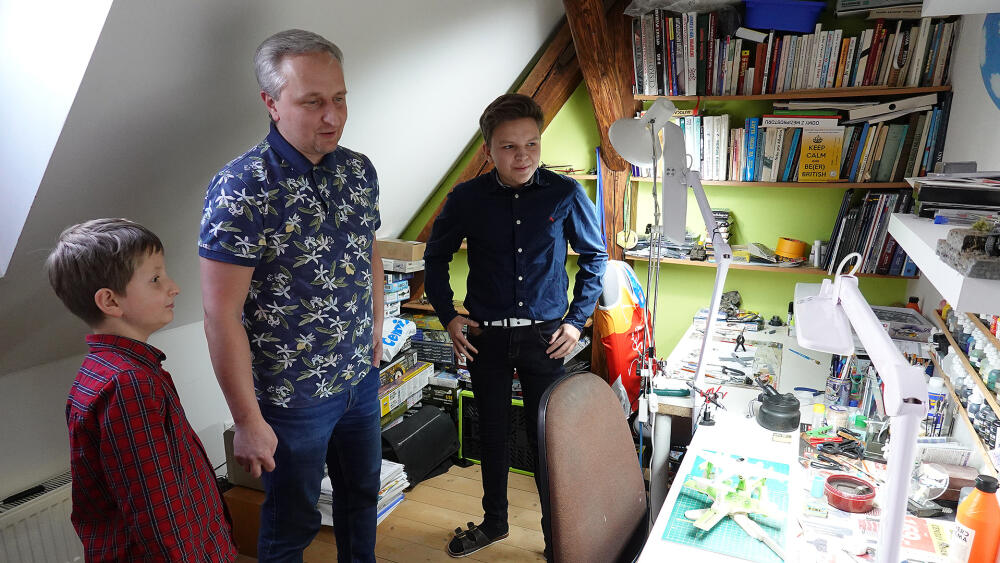 Z leva do prava: Jindřich, Tomáš a Ondřej Turkovi.