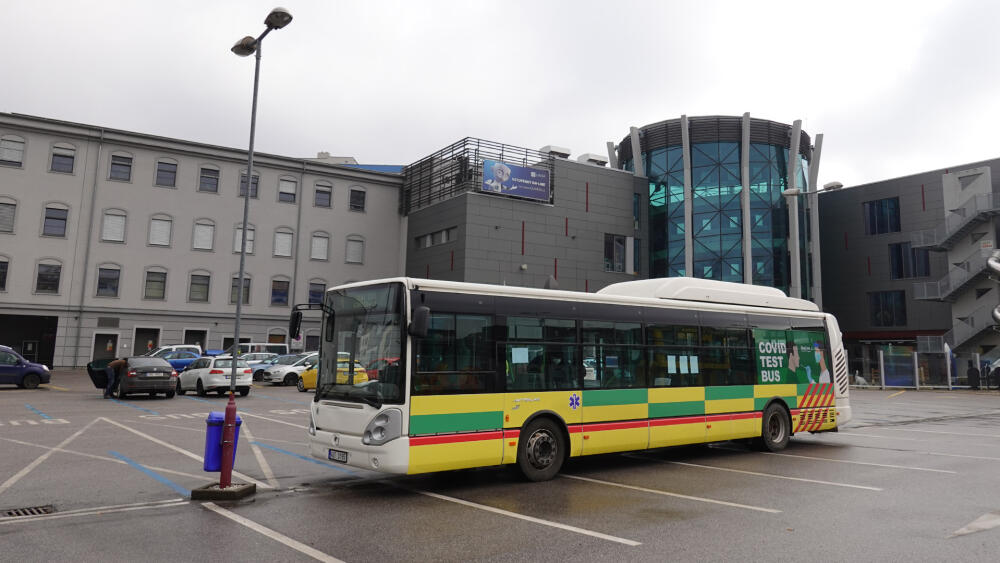 Covid Test Bus.