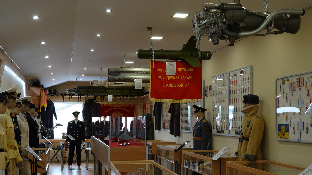 Pohled do sovětské expozice.