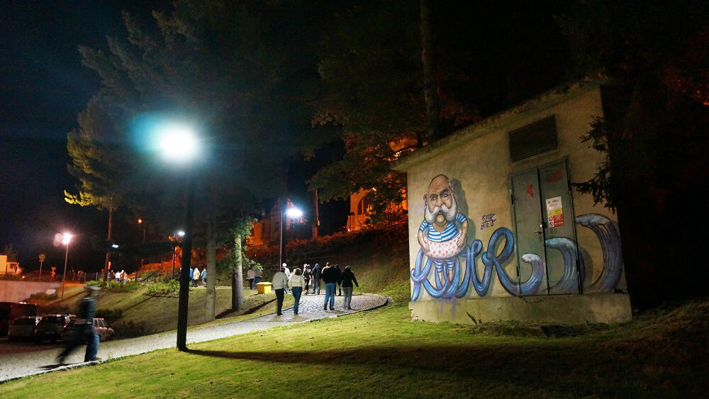 Zahrada byla zatím využívána jen příležitostně, například během Muzejních nocí (archivní foto je z roku 2015).