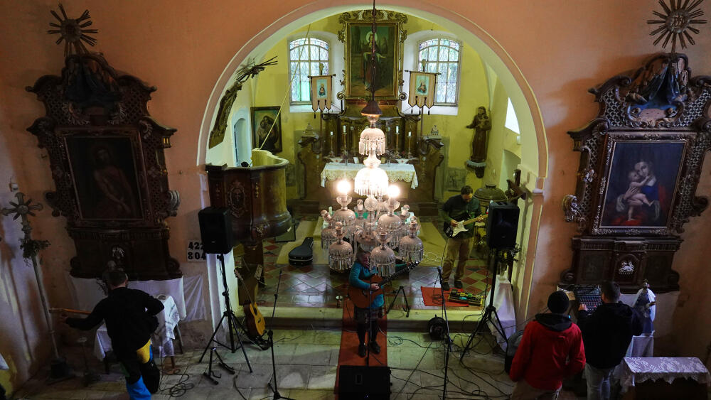Kostel sv. Kateřiny Alexandrijské - interiér.