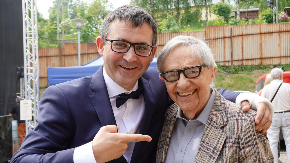 Honza Vokurka, jednatel firmy Kitl (vlevo), a Miloň Čepelka.