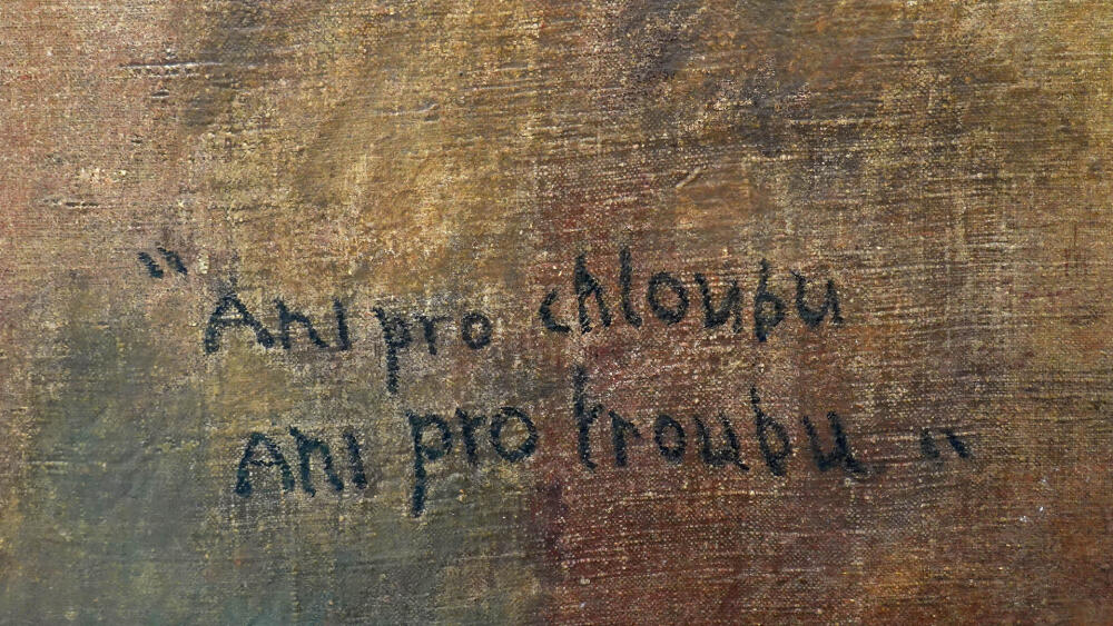 „Ani pro chloubu, ani pro troubu“, vzkaz umělce nevděčným ochotníkům.