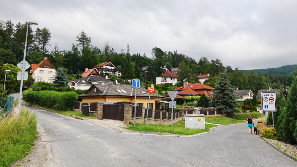 Mezi nedostatkem vody nejvíce postižené části Ruprechtic patří lokalita U Slunečních lázní.