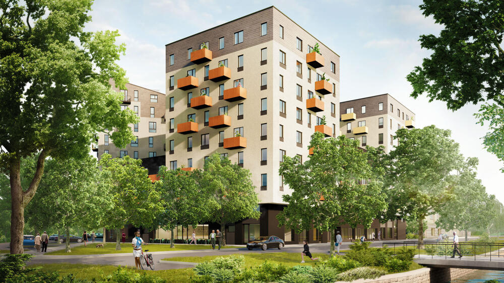 Rezidence RoSa podle představ architektů.