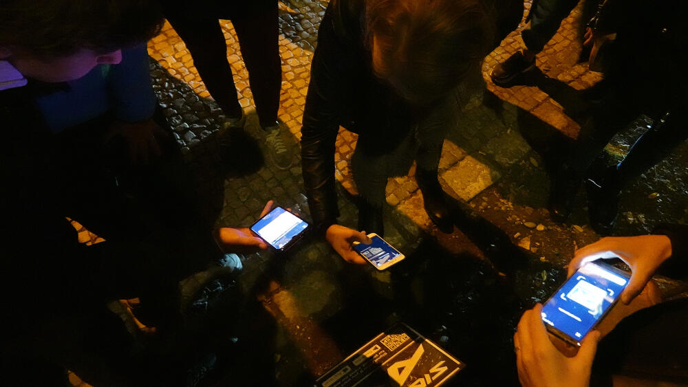 U vstupních bran do krajin virtuální reality bylo během festivalu občas těsno. 