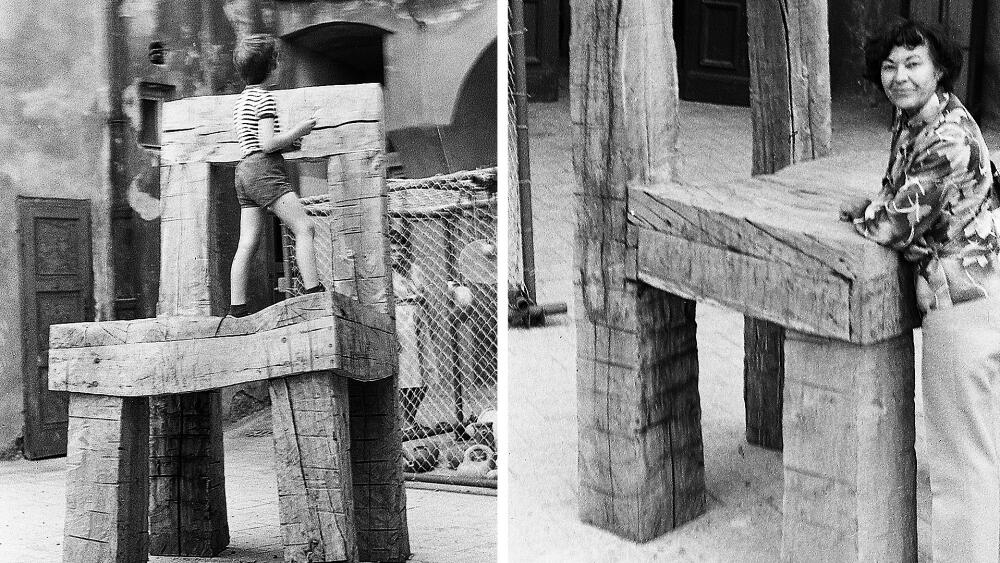 Ještě jednou Malostranské dvorky 1981 a jedna z prvních Židlí Magdaleny Jetelové.