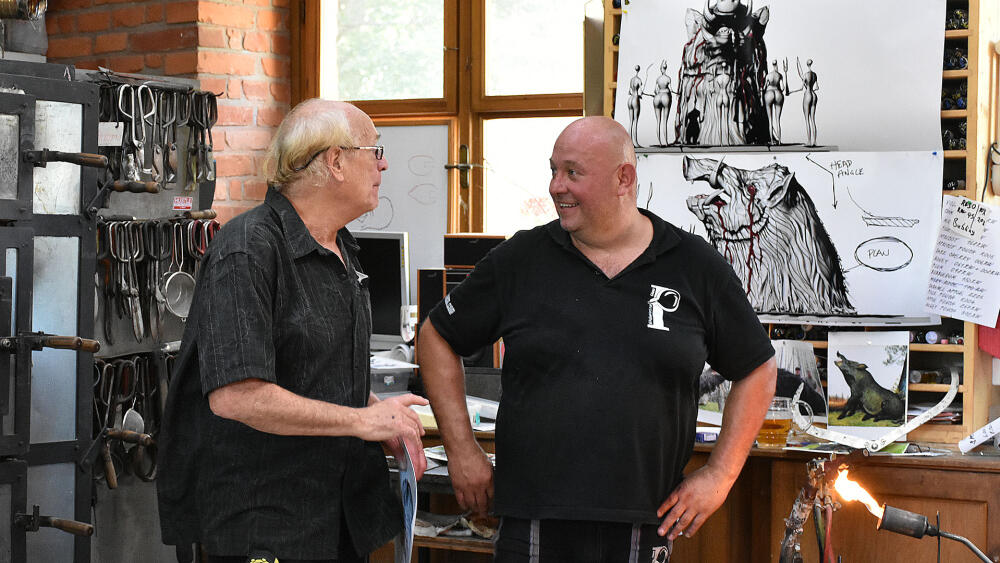 Jiří Pačinek a John Dexter.