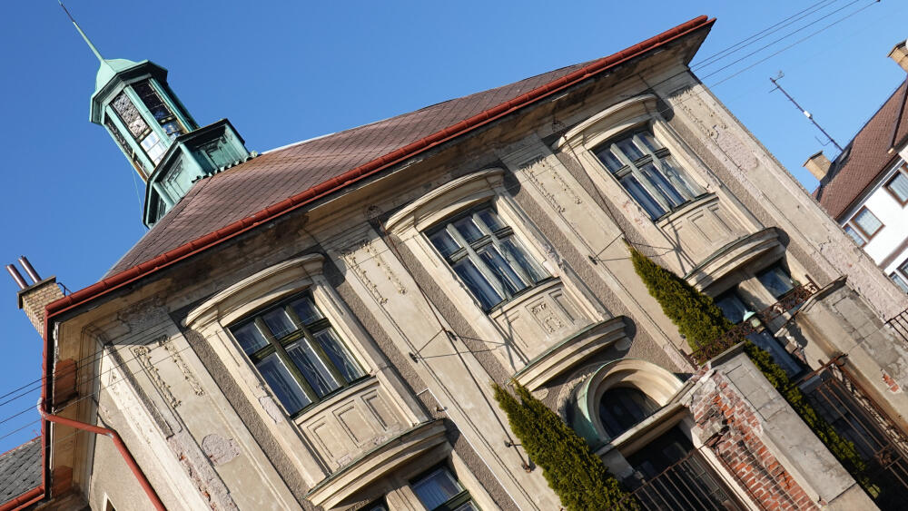 Horákova vila, detail.