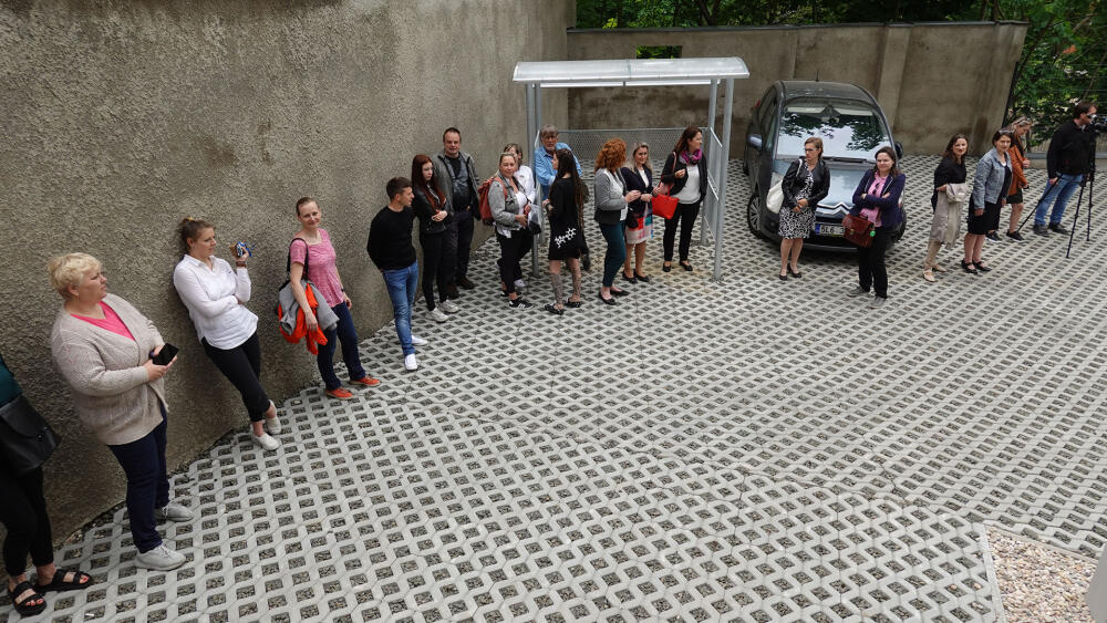 Slavnostní předání městu si nenechali ujít pracovníci do projektu zapojení.