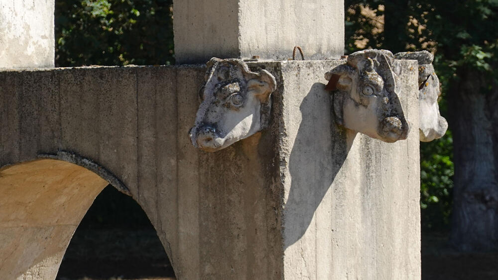 Kraví akvadukt, detail.