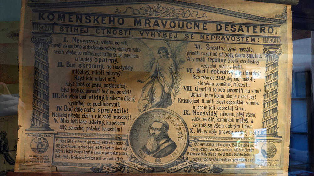 Z expozice o venkovském školství.