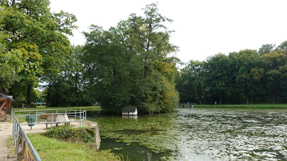 Tierpark Zittau sídlí uprostřed malebného Weinauparku.
