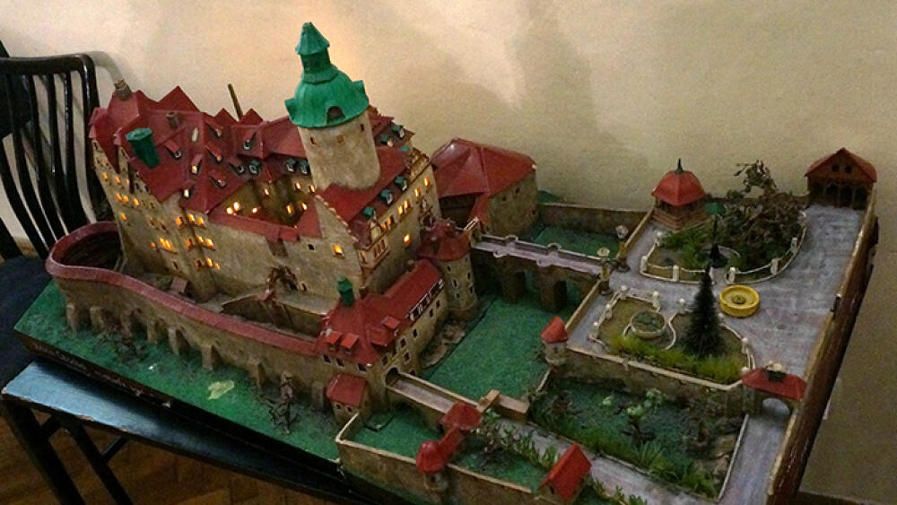 Czocha, pohled z ptačí perspektivy.