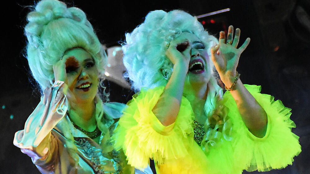 Eliška Jansová (vlevo) a Karolína Baranová.