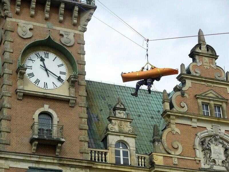 archivní foto radnice ve Frýdlantu