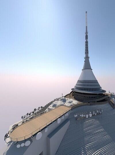 Ukázka z architektonické studie obnovy, kterou vytvořilo studio ARN. Vizualizace: FB M. Půty